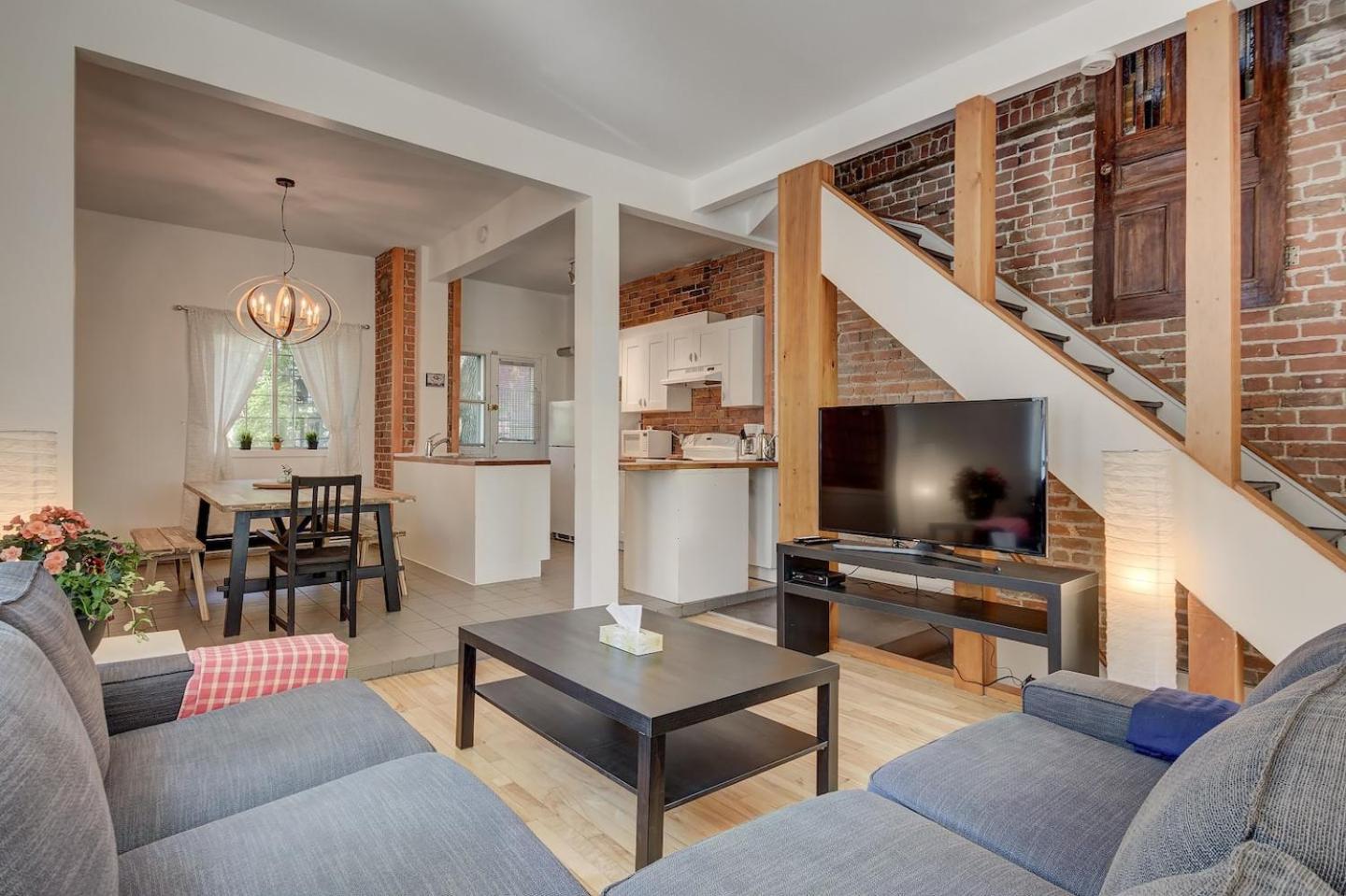 Perfect For Groups Big Livingroom 2 Backyard 3Br Montréal Exterior foto